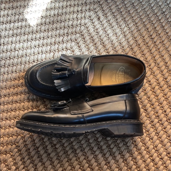 Solovair Hi-Shine Black Tassel Loafers main image 5